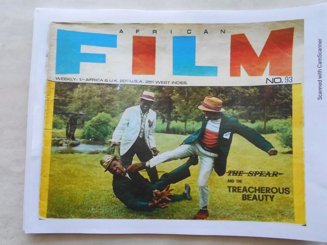 AFRICAN FILM magazine cover Issue 93   1969