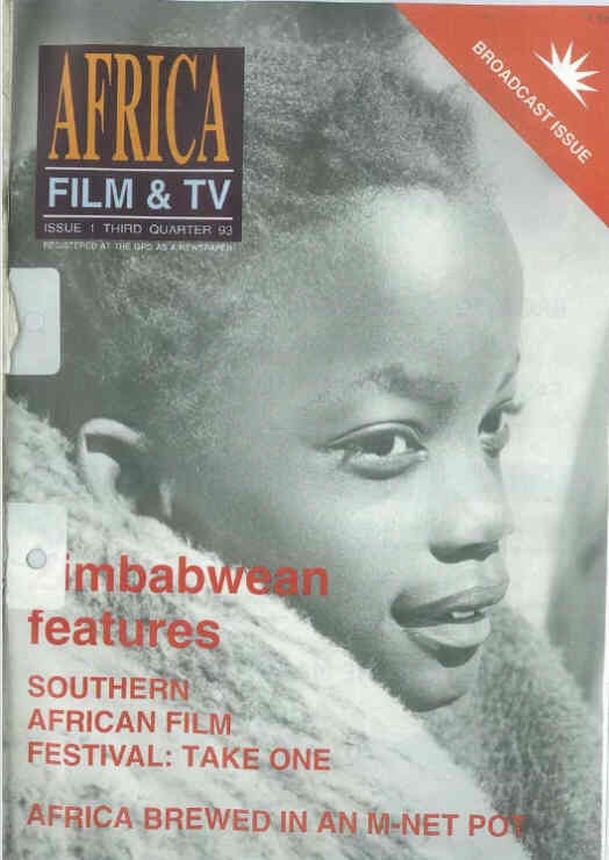 AFRICA FILM AND TV magazine side cover Issue 1   1993