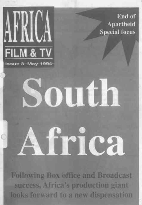 AFRICA FILM AND TV magazine side cover Issue 3  May 1994