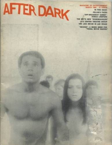 AFTER DARK magazine side cover March 1969