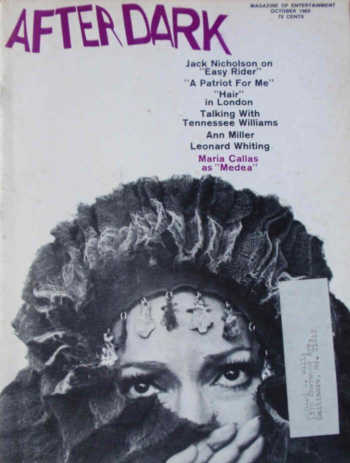 AFTER DARK magazine cover October 1969