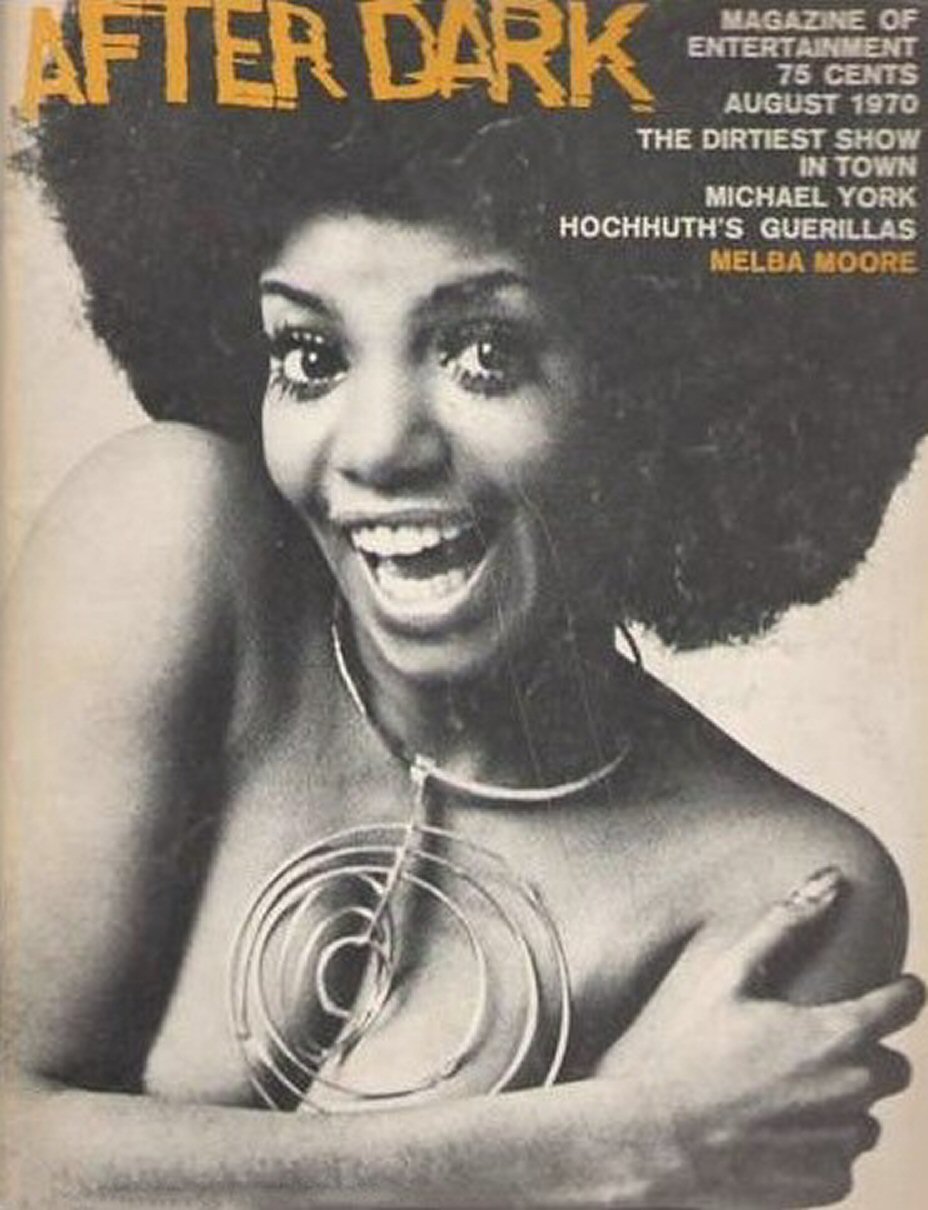 AFTER DARK magazine side cover August 1970