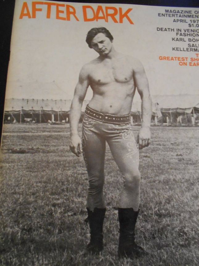 AFTER DARK magazine side cover April 1971
