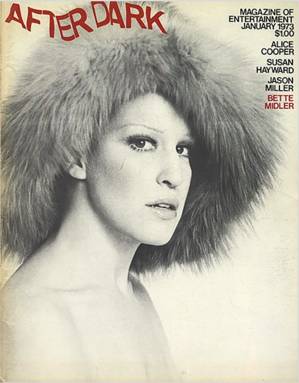 AFTER DARK magazine cover January 1973