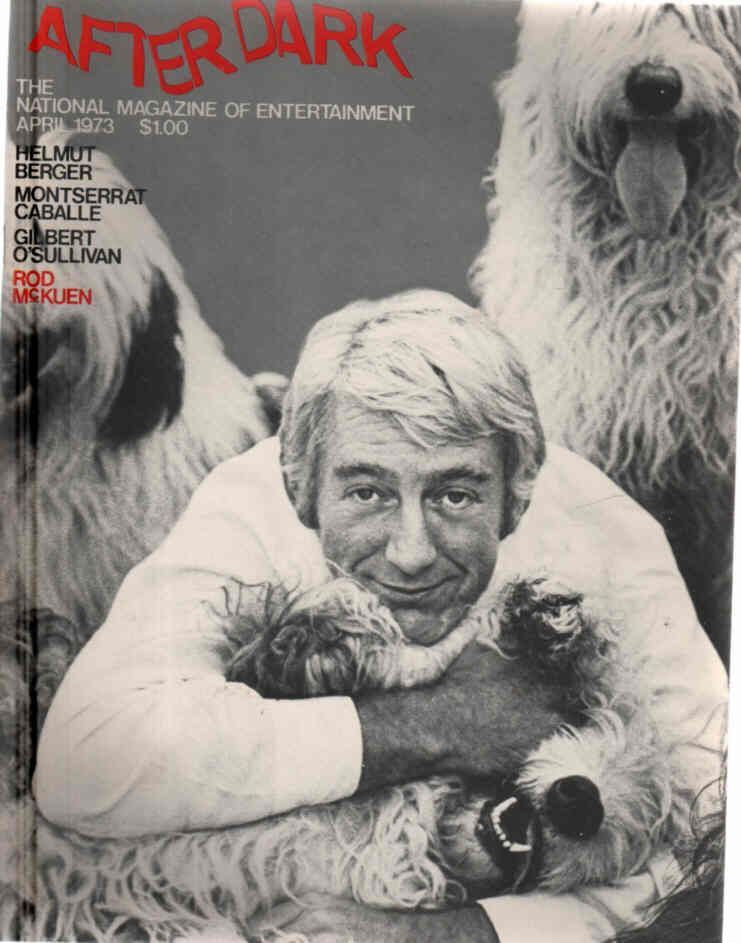 AFTER DARK magazine cover April 1973