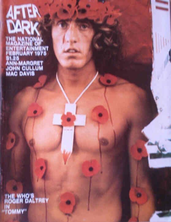 AFTER DARK magazine side cover February 1975