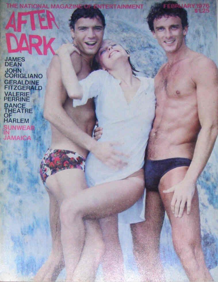 AFTER DARK magazine side cover February 1976