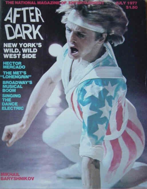 AFTER DARK magazine side cover July 1977
