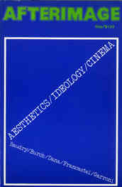 AFTERIMAGE UK magazine cover Issue 5 Spring 1974