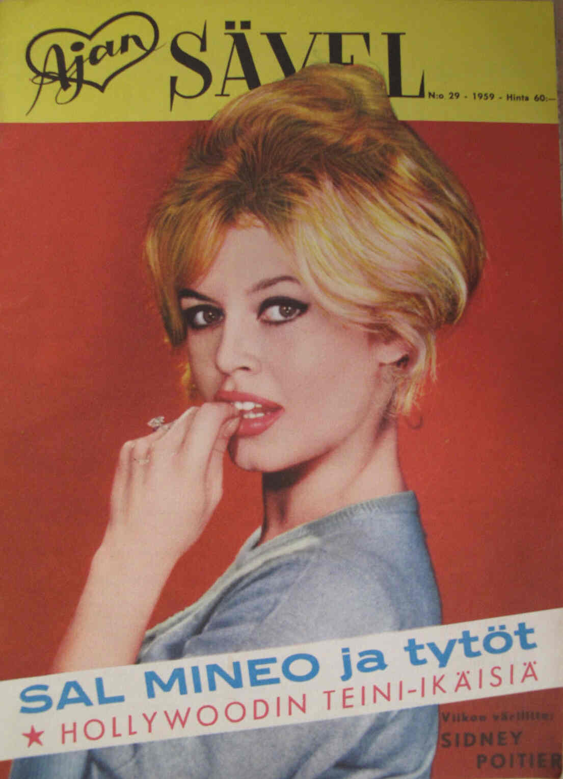 AJAN SAVEL magazine cover Issue 29  1959