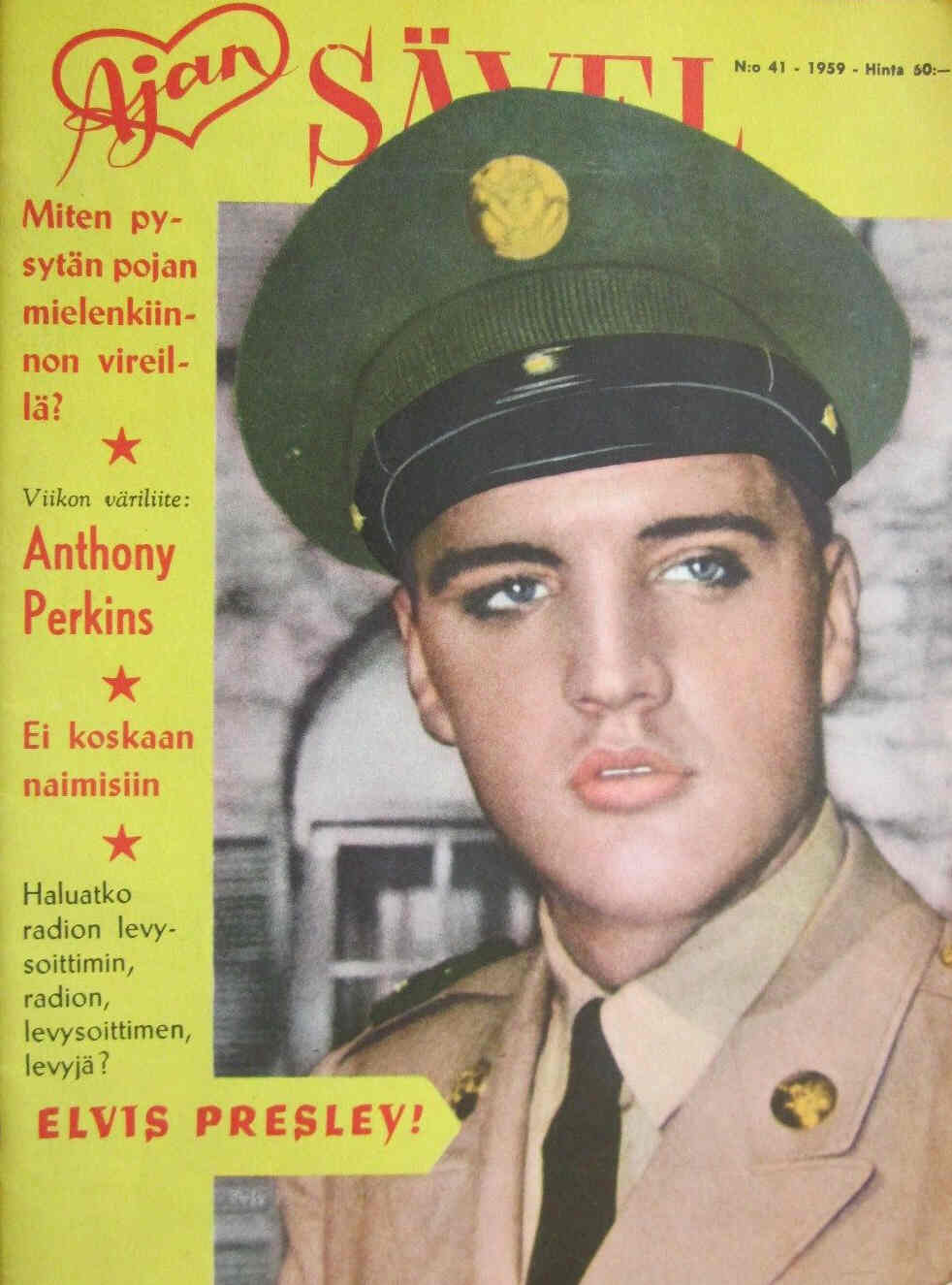 AJAN SAVEL magazine side cover Issue 41  1959