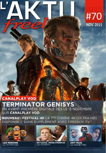 AKTU FREEBOX magazine cover Issue 70 November 2015