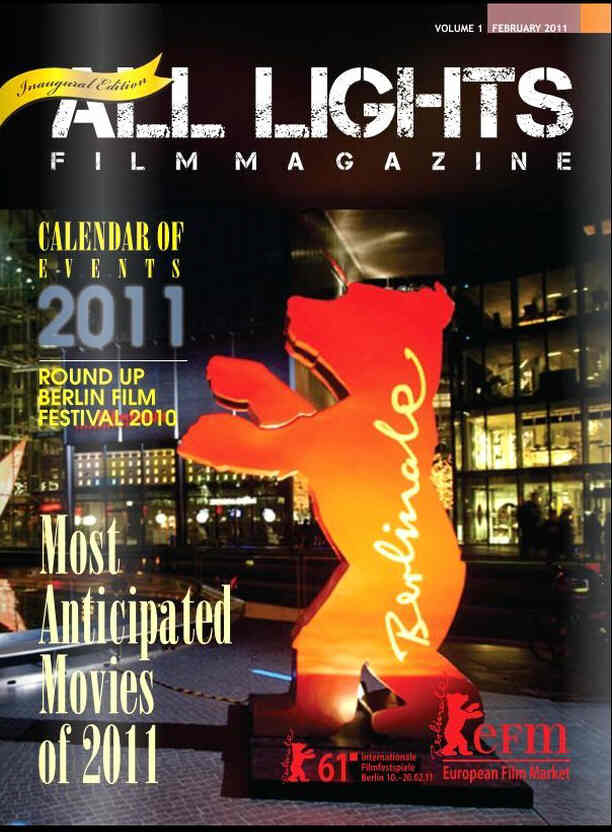 ALL LIGHTS magazine side cover  February 2011