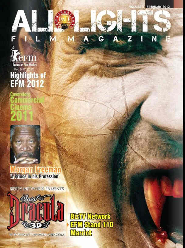 ALL LIGHTS magazine side cover  February 2012