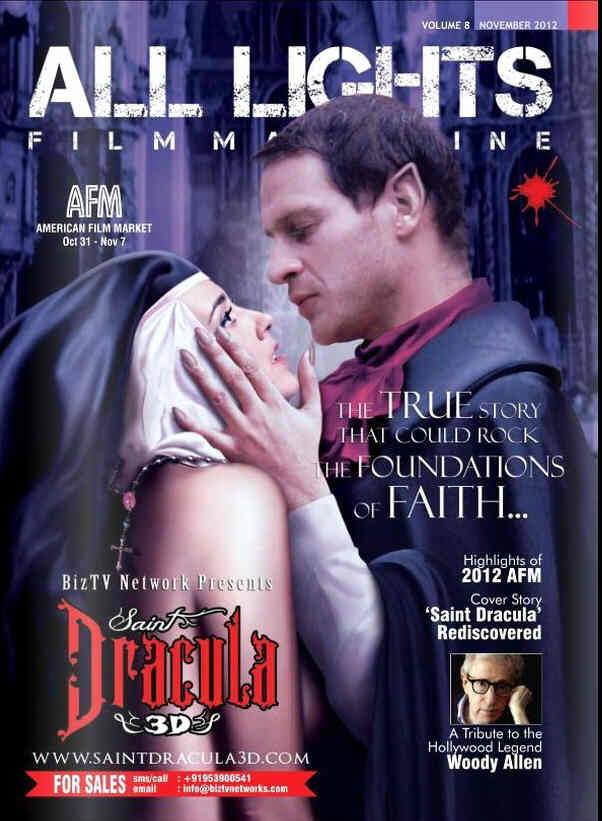 ALL LIGHTS magazine cover  November 2012
