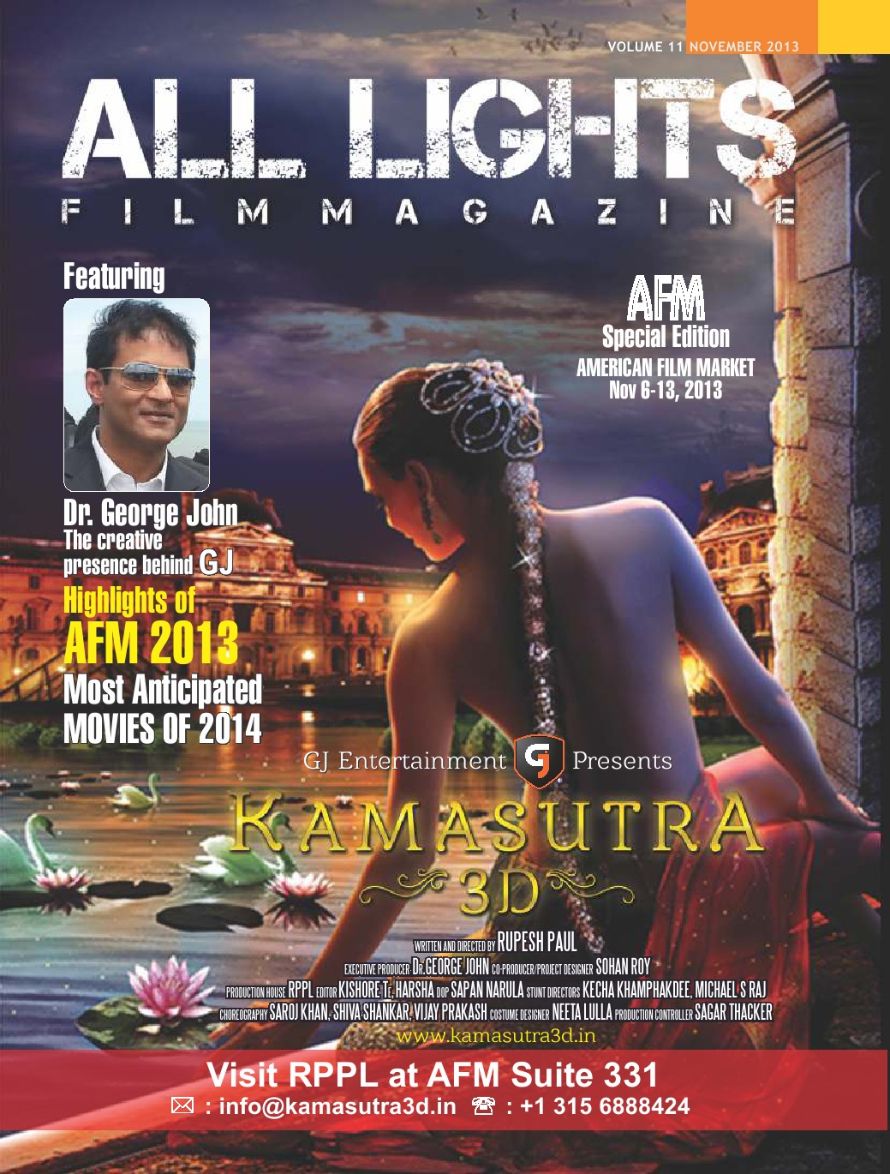 ALL LIGHTS magazine side cover  November 2013