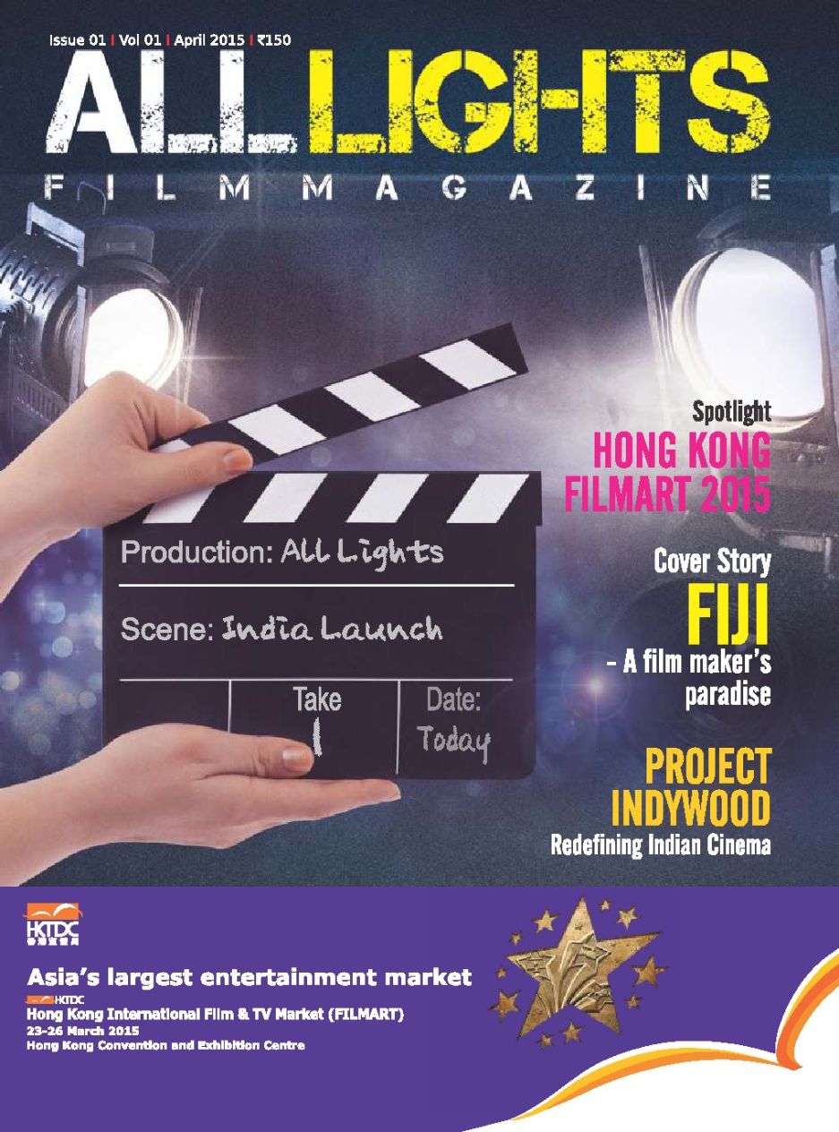 ALL LIGHTS magazine side cover  April 2015