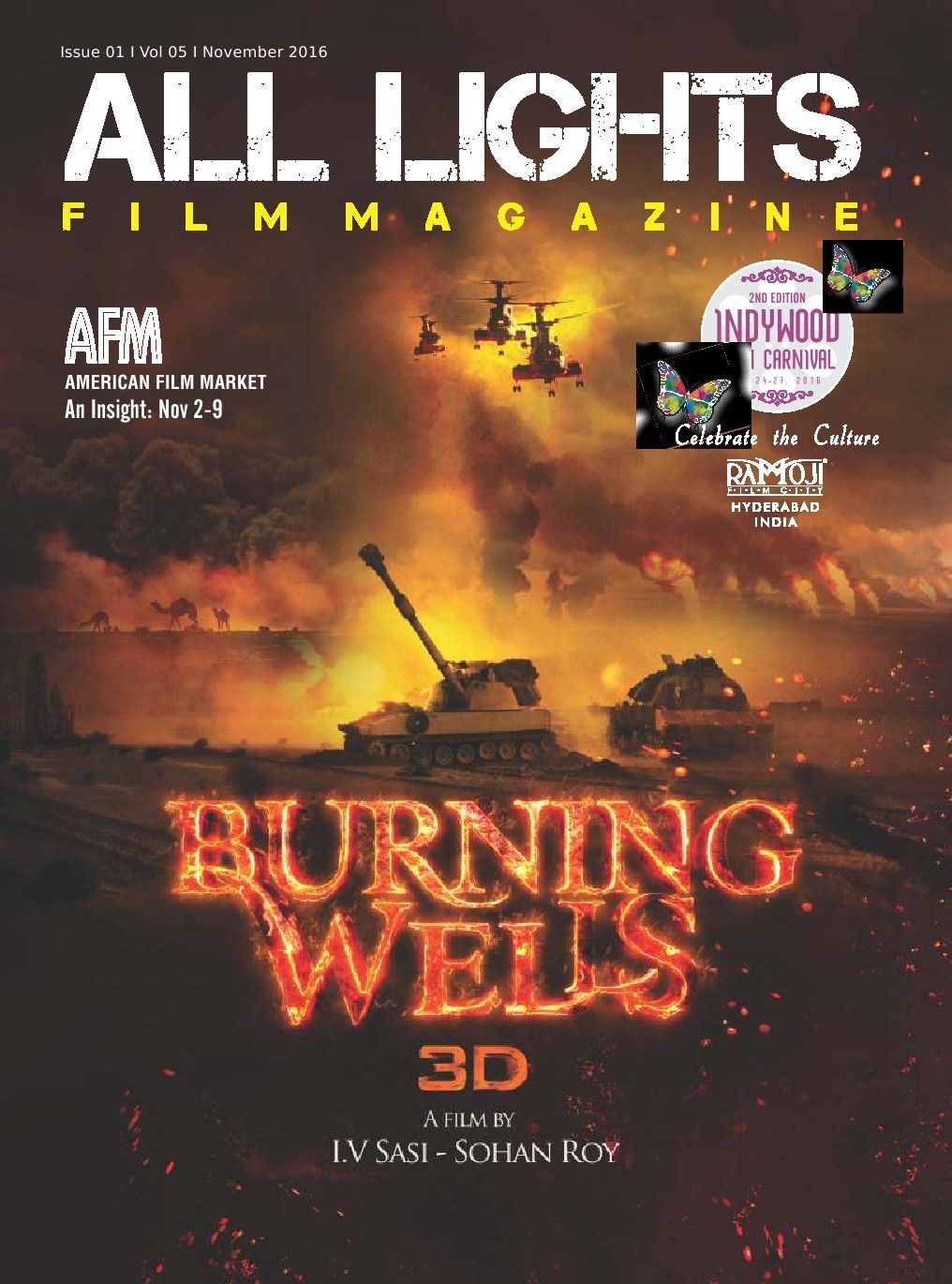 ALL LIGHTS magazine side cover  November 2016