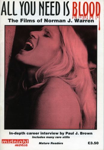 ALL YOU NEED IS BLOOD magazine side cover   1995