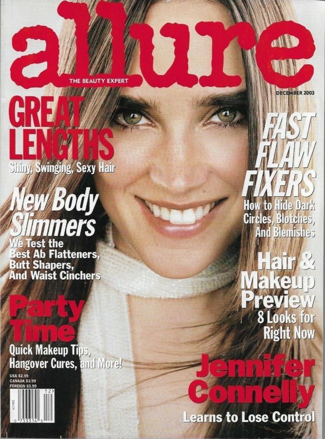 ALLURE USA magazine side cover  December 2003