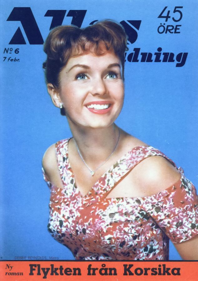 ALLAS VECKOTIDNING magazine cover Issue 6 7 February 1958
