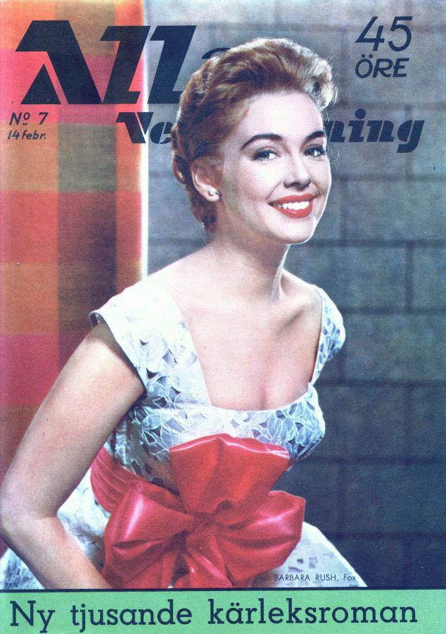 ALLAS VECKOTIDNING magazine cover Issue 7 14 February 1958