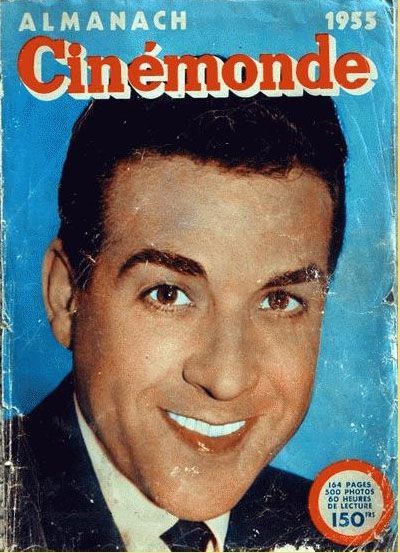 ALMANACH CINEMONDE magazine side cover  1955