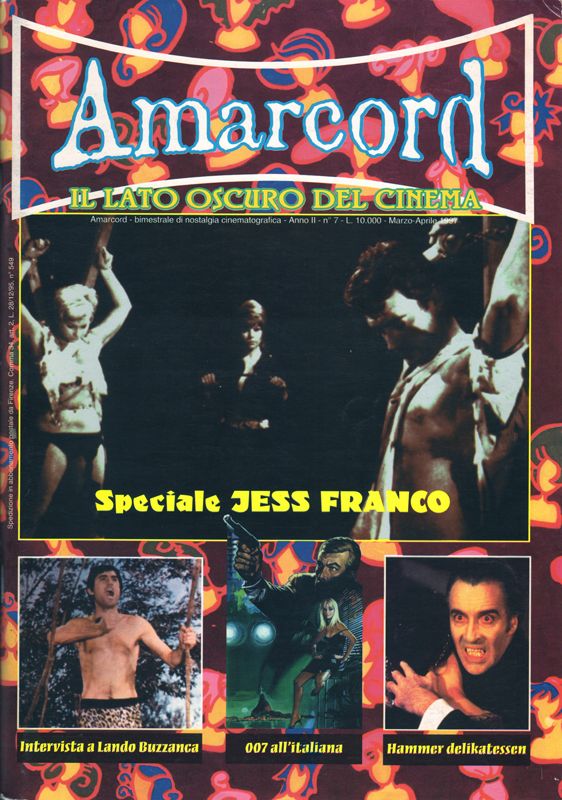 AMARCORD magazine cover Issue 7 March/April 1997