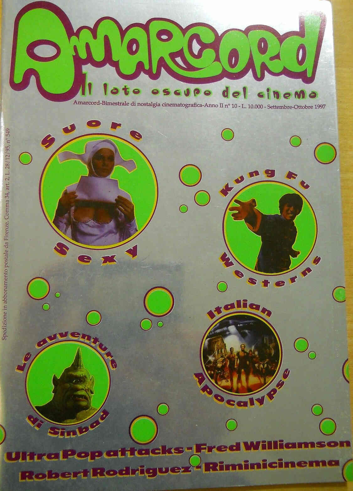 AMARCORD magazine cover Issue 10  1997