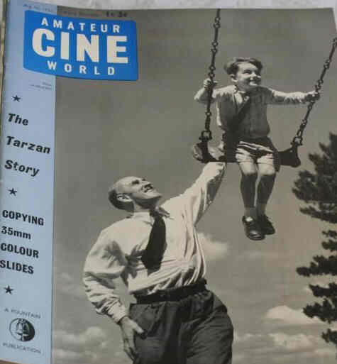AMATEUR CINE WORLD magazine side cover 10 August 1961