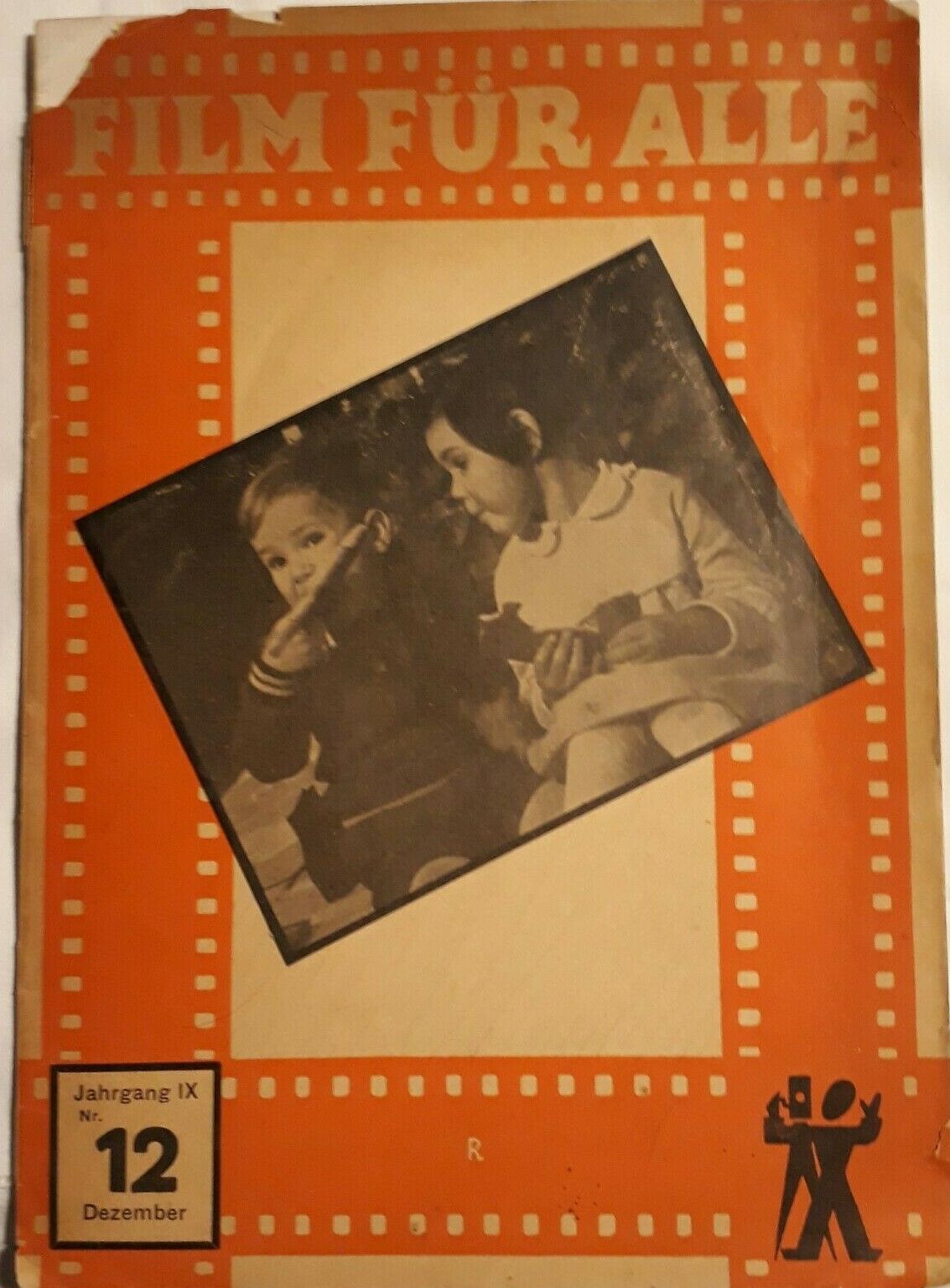 AMATEUR FILM FUR ALLE magazine side cover Issue 12  December 1935