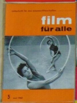 AMATEUR FILM FUR ALLE magazine side cover Issue 5   1961