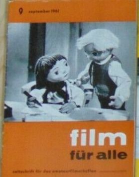 AMATEUR FILM FUR ALLE magazine side cover Issue 9   1961