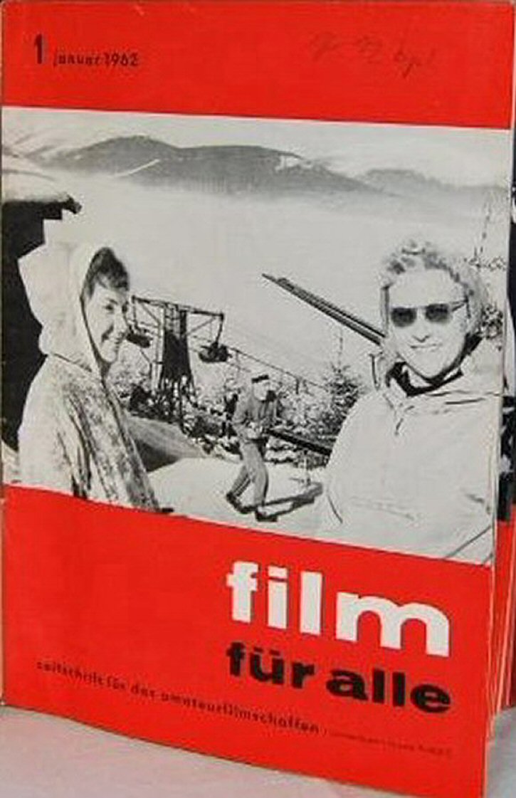 AMATEUR FILM FUR ALLE magazine side cover Issue 1   1962