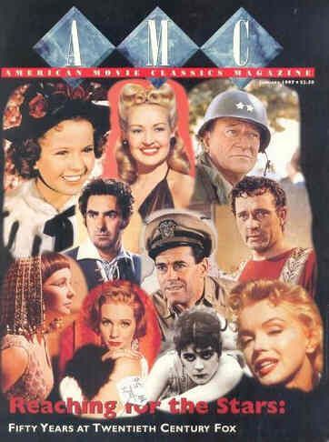 AMERICAN MOVIE CLASSICS magazine side cover Issue 104 January 1997
