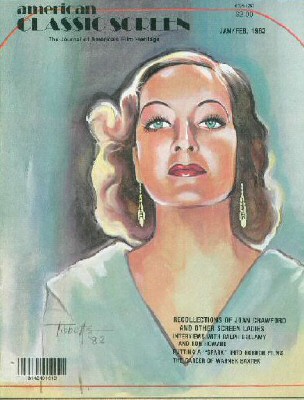 AMERICAN CLASSIC SCREEN magazine side cover Issue 37 Vol 7 #1 January/February 1983
