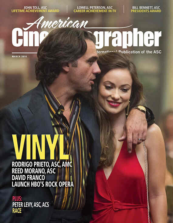 AMERICAN CINEMATOGRAPHER magazine side cover March 2016