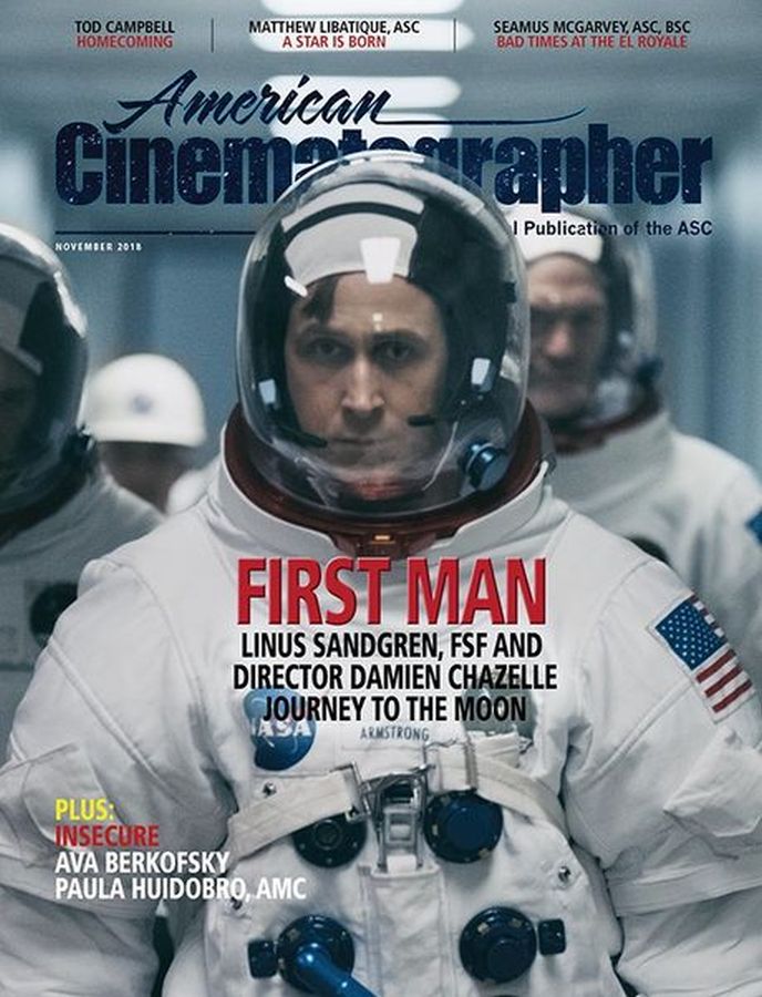 AMERICAN CINEMATOGRAPHER magazine cover  November 2018