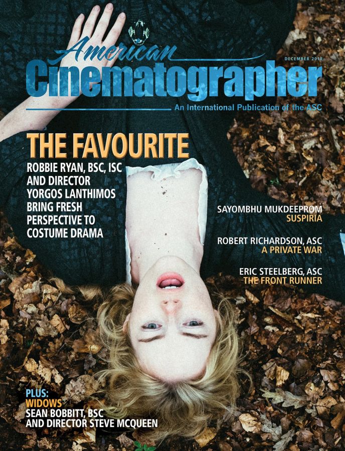 AMERICAN CINEMATOGRAPHER magazine cover  December 2018