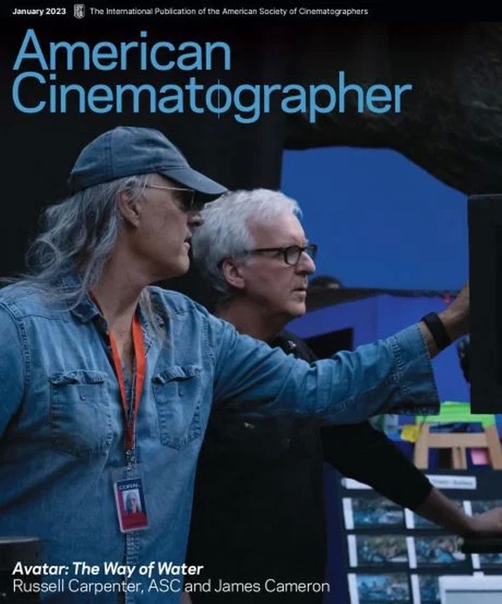 AMERICAN CINEMATOGRAPHER magazine cover  January 2023