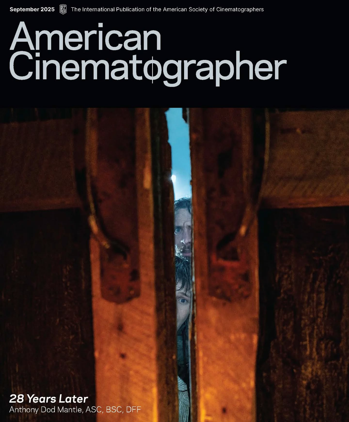 AMERICAN CINEMATOGRAPHER magazine cover  September 2025