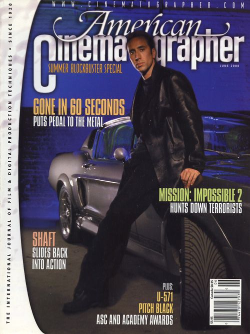 AMERICAN CINEMATOGRAPHER magazine cover Issue 971 June 2000