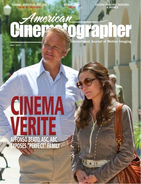 AMERICAN CINEMATOGRAPHER magazine side cover Issue 1102 May - Vol. 93 #5 2011