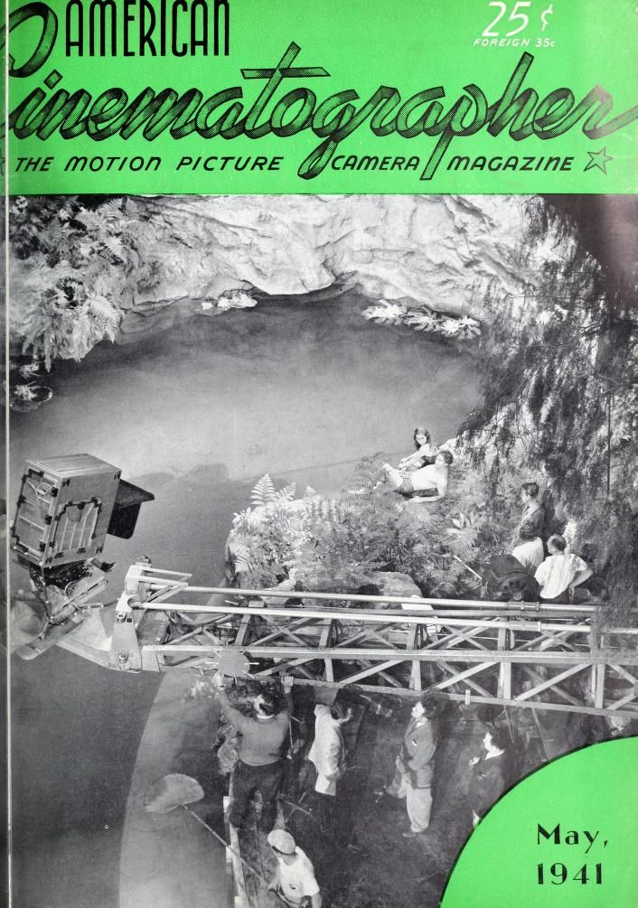 AMERICAN CINEMATOGRAPHER magazine cover Issue 263 May 1941