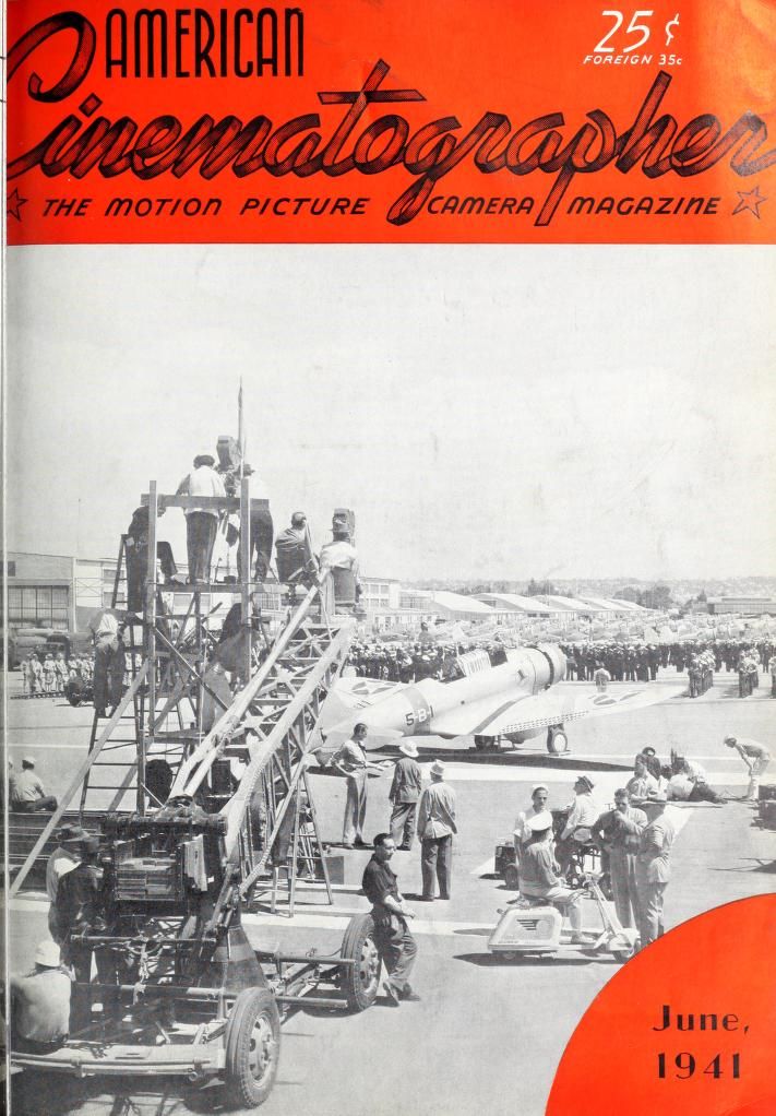 AMERICAN CINEMATOGRAPHER magazine cover Issue 264 June 1941