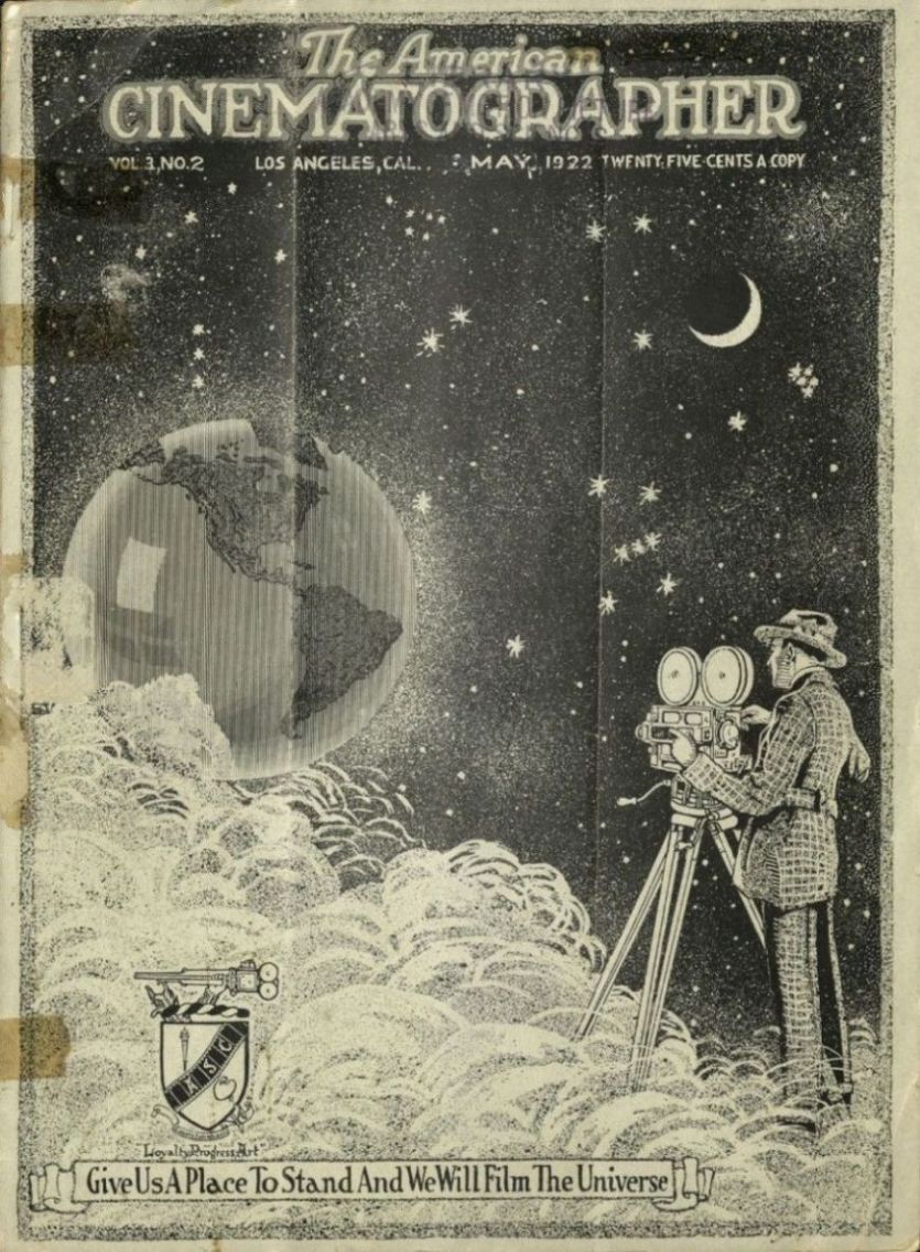 AMERICAN CINEMATOGRAPHER magazine cover Issue 35  Vol 3 # 2 May 1922
