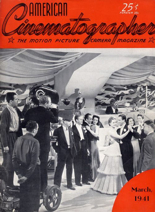 AMERICAN CINEMATOGRAPHER magazine cover Issue 261 March 1941