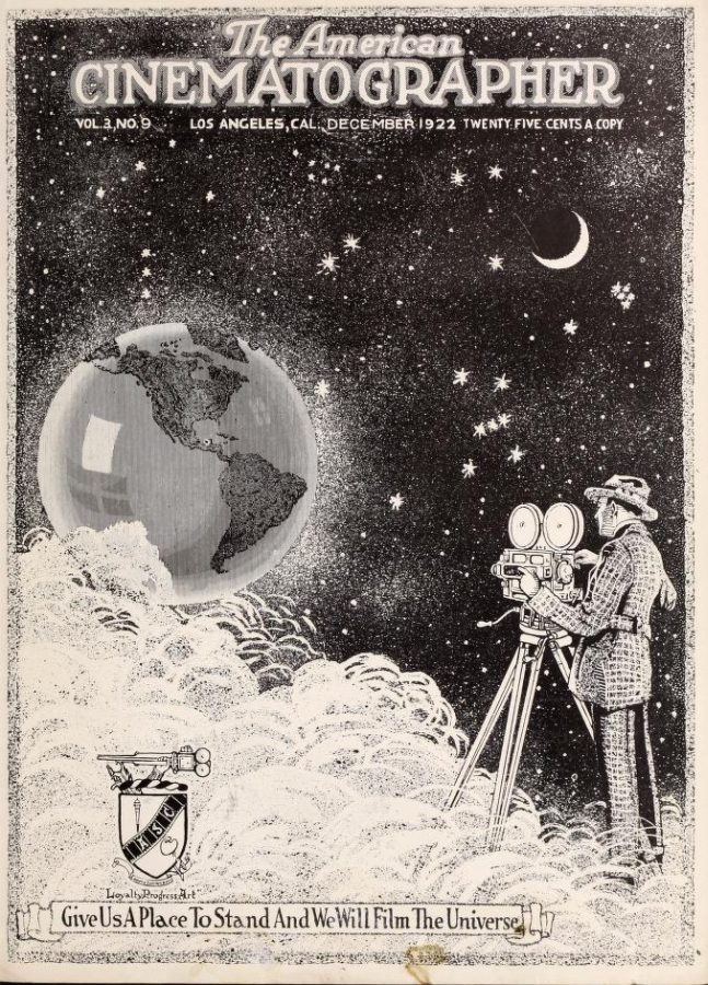 AMERICAN CINEMATOGRAPHER magazine cover Issue 42  Vol 3 # 9 December 1922