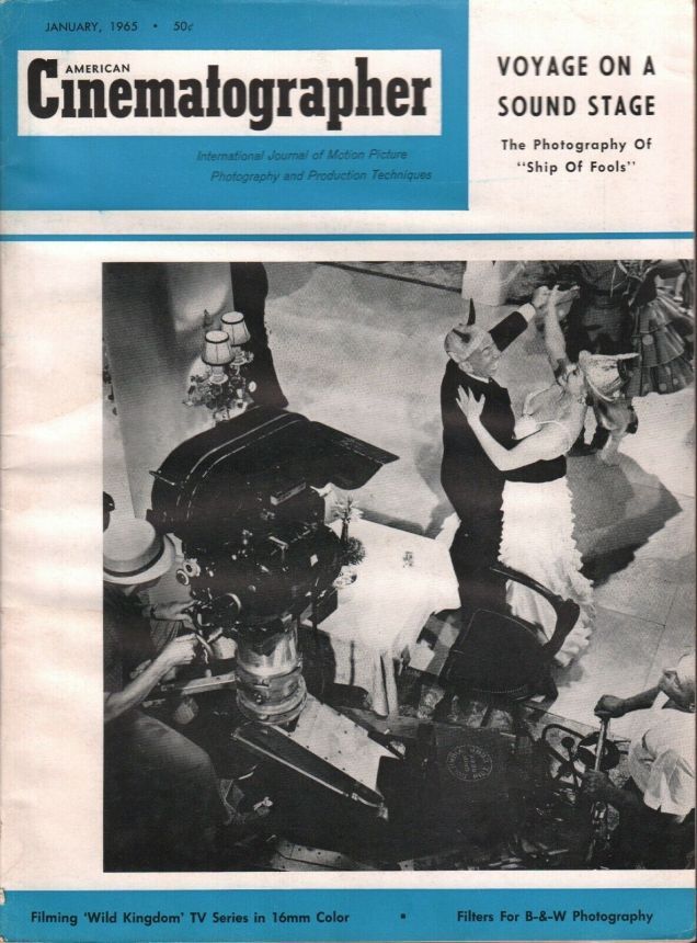 AMERICAN CINEMATOGRAPHER magazine cover Issue 547 January 1965