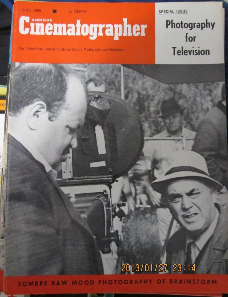 AMERICAN CINEMATOGRAPHER magazine cover Issue 552 June 1965